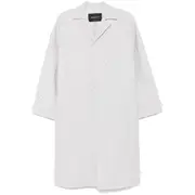 [Fabiana Filippi] Fabiana Filippi Crystal-embellished Coat S GREY