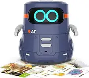 Intelligent Talking Robot, Smart Interactive Robot Toys Talking Robot Pets, Educational Toy Cute Voice Control Kids Robot with Touch Sensor for Boys