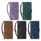 Strap Leather Wallet Phone Case For Samsung A05S A16 A15 A35 A55 A54 A33 A06 A56