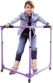 Folding Skater Aid for Kids Roller Skating, Roller Skate Trainer for Kids Toddle