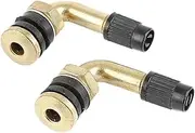 5 Pcs Motorcycle Valve Stem, 90 Degree Angle Adapter Wheel Tire Tubeless Valve Stems Caps Auto Accessories Wheels Tires Parts