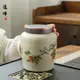 逸峰粗陶茶葉罐儲存罐陶瓷特大號防潮密封罐家用紅茶綠茶普洱茶罐