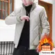 M-4XL冬季男士外套 鋪棉外套 立領棉衣 夾克外套 防風外套男 加厚保暖外套 休閒外套 教練外套 刷毛外套 羽絨外套男