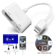 Apple iPhone Connect to HDMI TV AV Adapter for iPad Mini 5 Air 3 to Apple TV