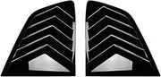 Compatible for BMW X3 IX3 G01 2018+ Car Rear Window Shutter Cover Trim Window Louver Side Vent Trim Auto Accessories(Gloss Black)