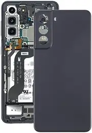 Replacement Battery Back Cover Compatible with Samsung Galaxy S21 FE 5G SM-G990B,Housing Door Repair Part Compatible with Galaxy S21 FE 5G SM-G990B (Black)