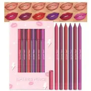 evpct 6Pcs Long-Lasting Lip Liner Pencils Set for Shaping & Sculpting Lips,