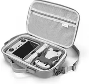 SKYREAT Mini 3 Pro Case,Portable PU Waterproof Carrying Case with Shoulder for DJI Mini 3/Mini 3 Pro/Drone and Battery Accessories(for DJI RC Controller), Grey, Mini 3 Pro Case