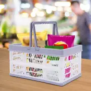 9/19L Modern Portable/Collapsible PP Shopping Cart Basket Picnic Camping Basket