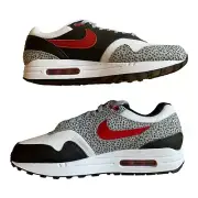 Nike Air Max 1 Unlocked By You ID RARE Atmos Inspired Red Safari - Men's Size 10