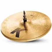 Zildjian K0824 14" Hi Hat Top Drumset Cymbal With Medium Weight & Low Pitch New