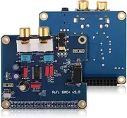 I2S Interface PiFi DIGI DAC + HiFi DIGI Digital Card for 3 Model B / 2B / B,Gold-Plated RCV Double Clamp and Gold-Plated 3.5 Mm Jack Socket