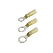 Narva Adhesive Lined Ring Terminal 6.3mm 8.4mm 9.5mm 3 Packs of 50