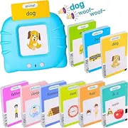 ABC Learning Flash Cards for Toddlers, Pocket Speech for Toddlers, Autism Toys for Kids, Educational Learning 384 Sight Words Talking Flash Cards Kindergarten for Boys and Girls (384 Sight Words-BLUE)