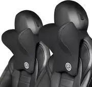 Pack of 2 Ergonomic Memory Foam Neck Pillows for Driving Comfort & Support