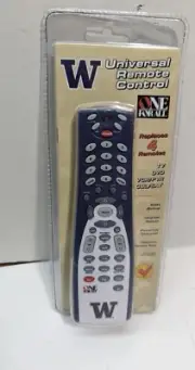 U. Washington College Universal Remote Control by One For All TV DVD VCR PVR SAT