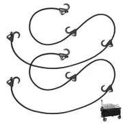 Upgrade Your Outdoor Adventures with Elastic Rope Straps and Hooks Pack of 2