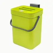 Counter Top Compost Bin with Lid for Kitchen Waste Food 5L, Green
