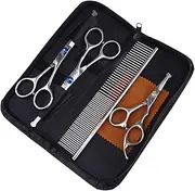 Pet Gromming Scissors Grooming Kit for Dogs Dog Scissors Pet Grooming Tools Pet Hair Shears Dog Hair Cutting Scissors Pet Grooming Clippers Pet Hair Comb Pet Grooming Shears