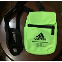 在飛比找蝦皮購物優惠-adidas 側背包 肩背包 斜背包 小包 螢光綠 GH52