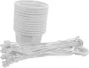 TOPPERFUN 12 Sets Plastic Hanging Planter Pots Hanging Flower Pot Plastic Orchid Planter Hanging Plant Pots Hanging Plant Containers