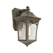 Burston Small Outdoor Wall Lantern Old Bronze - BURS1ESMOBR