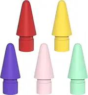 AWINNER Pen Tip Compatible with Apple Pencil Tips 1st & 2nd Generation Color Nib (Red/Yellow/Purple/Pink/Cyan)
