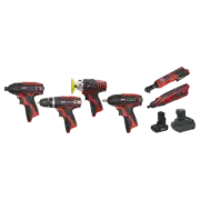 SV12 Series 6 x 12V Cordless Power Tool Combo Kit - Sealey CP1200COMBO2 New