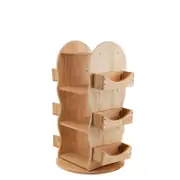 Rotating Bookshelf with 3 Shelves