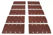 WEN 6313SP80 Electric 1/3 Sheet Sander 80-Grit Hook and Loop Sandpaper, 10-Pack