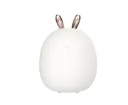 Children'S Cartoon Mini Warm Night Light Led Silicone Gel Lamp - Rabbit