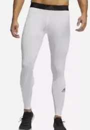 NEW MEN'S ADIDAS TECHFIT COMPRESSION LONG TIGHTS ~ SIZE XL #GL9874
