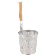 Fine Mesh Skimmer Mesh Pasta Basket Spaghetti Strainer Metal Colander