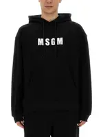 [MSGM] MSGM-Sweatshirt With Logo-Uomo L