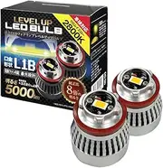 Sphere Light SLLUB028 L1B LED Fog, Genuine LED Replacement, Level Up, Bulb, 2,800K, Chrome Yellow, 5,000 lm, DC12V, Compatible with Vehicle Inspections, Pump Mount, Noise Suppression