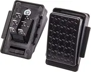 jiaruixin Accelerator Foot Pedal Children's Electric Switch Accessories,for Kids Ride On Car Motorcycle Replacement Parts Black 6-pin Socket