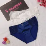 ［PLAY BOY］緞面小兔水鑽女性內褲