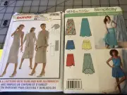 2 Sewing Patterns Burda 8511 Simplicity 1616 Skirts Dress Jacket Robe (05)