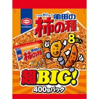 在飛比找蝦皮購物優惠-【無國界零食屋】日本 龜田 柿種 big版 8袋入 米果 花