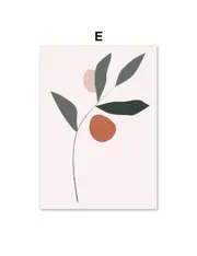 Jardin Canvas Simple Modern Wall Art Unframed Prints Home Decor- 30x40 cm- Style E