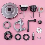 Clutch Drum w Oil Pump Kit for Stihl MS290 029 MS390 039 MS310 Chainsaw 1125 007 1041, 1127 640 3200 Fuel Filter Cap Worm Gear