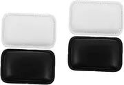 Ciieeo 4 Pcs Mouse Leather Hand Rest Keyboard Wrist Rest Computer Wrist Rest Computer Laptop Computer Wrist Support Keyboard Rest Pad Ergonomic Wrist Cushion Wrist Rest Pad Gel