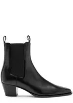 Totême The City 50 Leather Ankle Boots - Black - 37 (IT37 / UK4) 37 (IT37 / UK4)