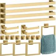 20 Pcs Bathroom Hardware Accessories Set 23.6 Inch Bath Towel Bar Kit Stainless