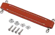 GAROZATION Leather Guitar Amplifier Handle Reinforced Metal Bars for Amp Speaker Cabinet