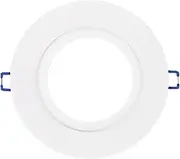 uxcell 3.8" ID Downlight Mounting Bracket with 3" ID 3.9" OD Metal Goof Trim Ring Light Fixture Recessed Can Decorative Cover for Ceiling Downlight
