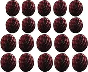 20pcs Honeycomb Flower Balls Party Honeycomb Balls Decoration Paper Flower Balls Tissue Paper Flower Ball Pom Poms Ball for Baby Shower Birthday Wedding Home Decor(3in+6in, burgundy)