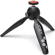 JOBY HandyPod 2, Table Top Tripod with BallHead, Handheld Phone Tripod for Smartphones, Action Cam and Mirrorless Cameras or Devices up to 1.0Kg (2.2lbs), Black