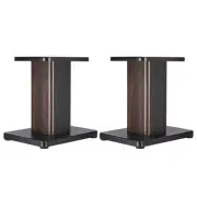 2pcs Wood Grain Speaker Stands 11.8 Inch Universal Small Speaker Stand