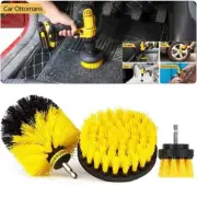 Drill Brush Car Detailing Kit, Soft Bristle Power Scrubber Brush Set for Cleanin